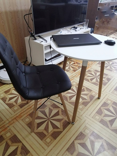 Деревянный стул Kvadro черный фото покупателя 3